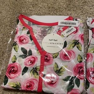 Littles sleepies mama set top and bottoms